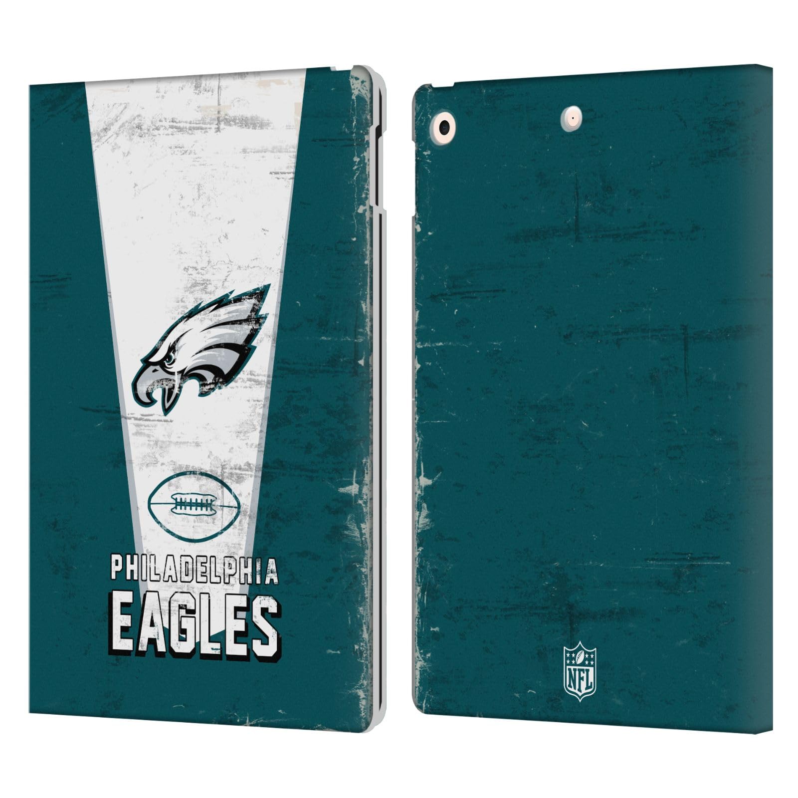Protection iPad 10.2 NFL Philadelphia Eagles étui cuir antichoc