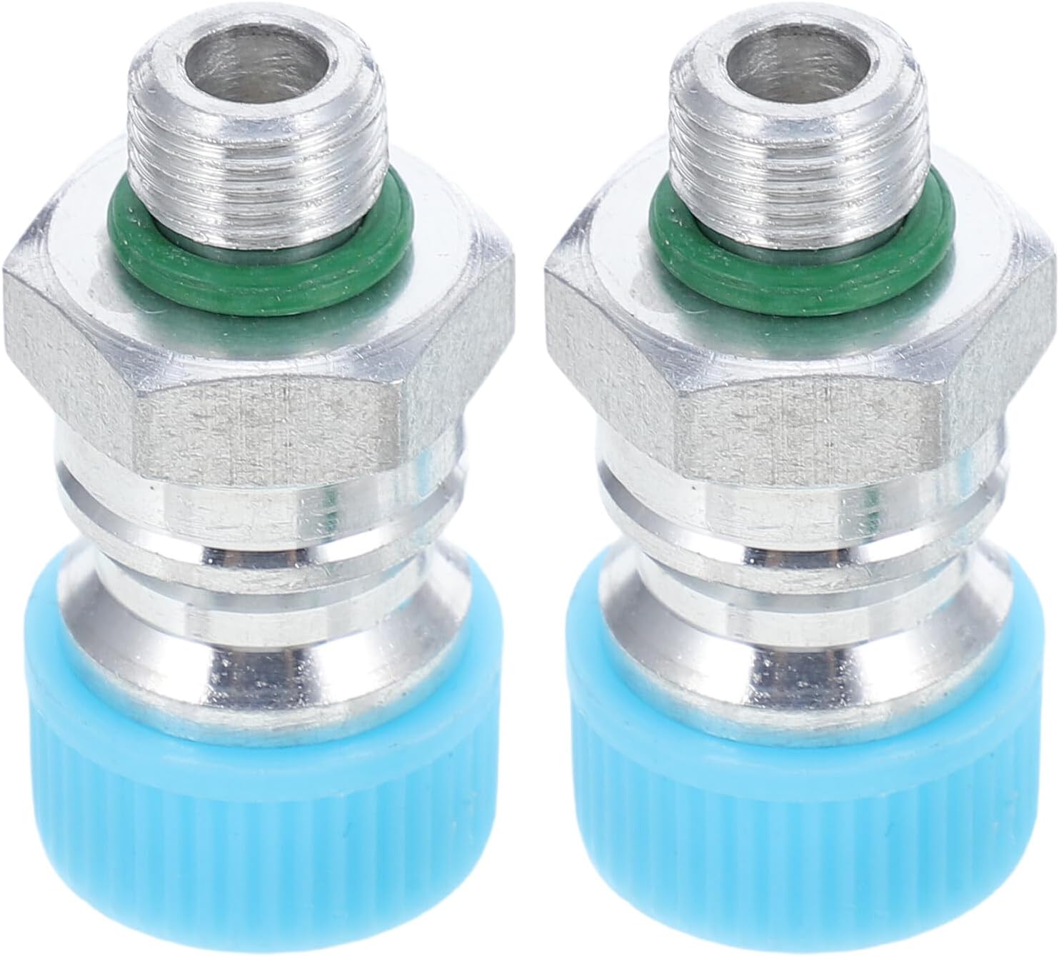 PRETYZOOM 2pcs Car Air Conditioning Cooler Filling Valve Core Replacement Kit Compatible with R134a System Repair Universal Valve Core Adapter for Automotive Ac Maintenance