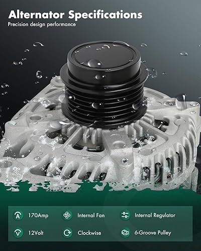 Miniatura 157 de SCITOO Reemplazo del alternador para Toyota para FJ Cruiser 2007-2010, para Toyota para Tacoma 2005-2015, para Toyota para Tundra 2006-2010 4.0L