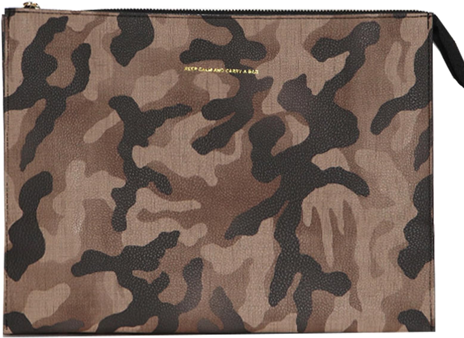 Men's Clutch Bag One Size Light Brown