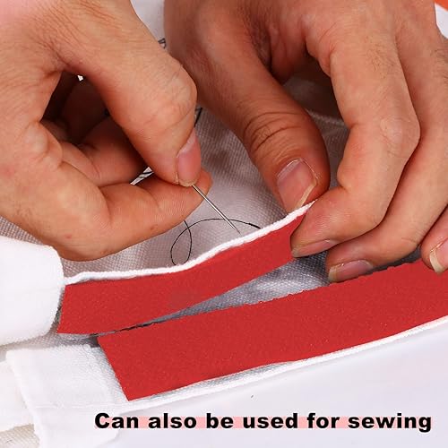 Miniatura 7 de Correas de gancho y bucle de 1 x 16 pies con 25 hebillas de metal, correas de cable de fijación ajustables, correa de cincha cortada a la longitud,