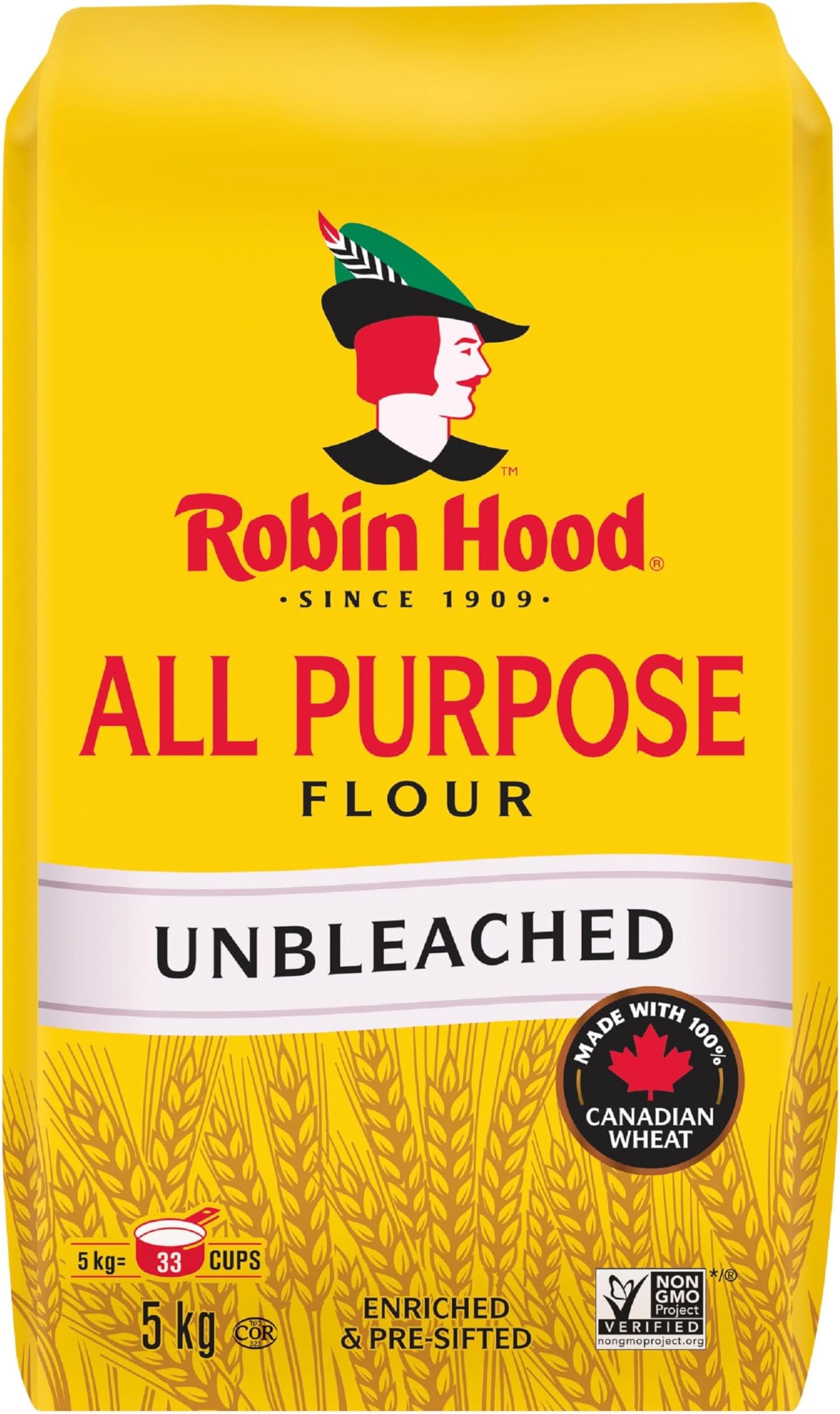 All Purpose Unbleached Flour 5kg bag {Imported from Canada}