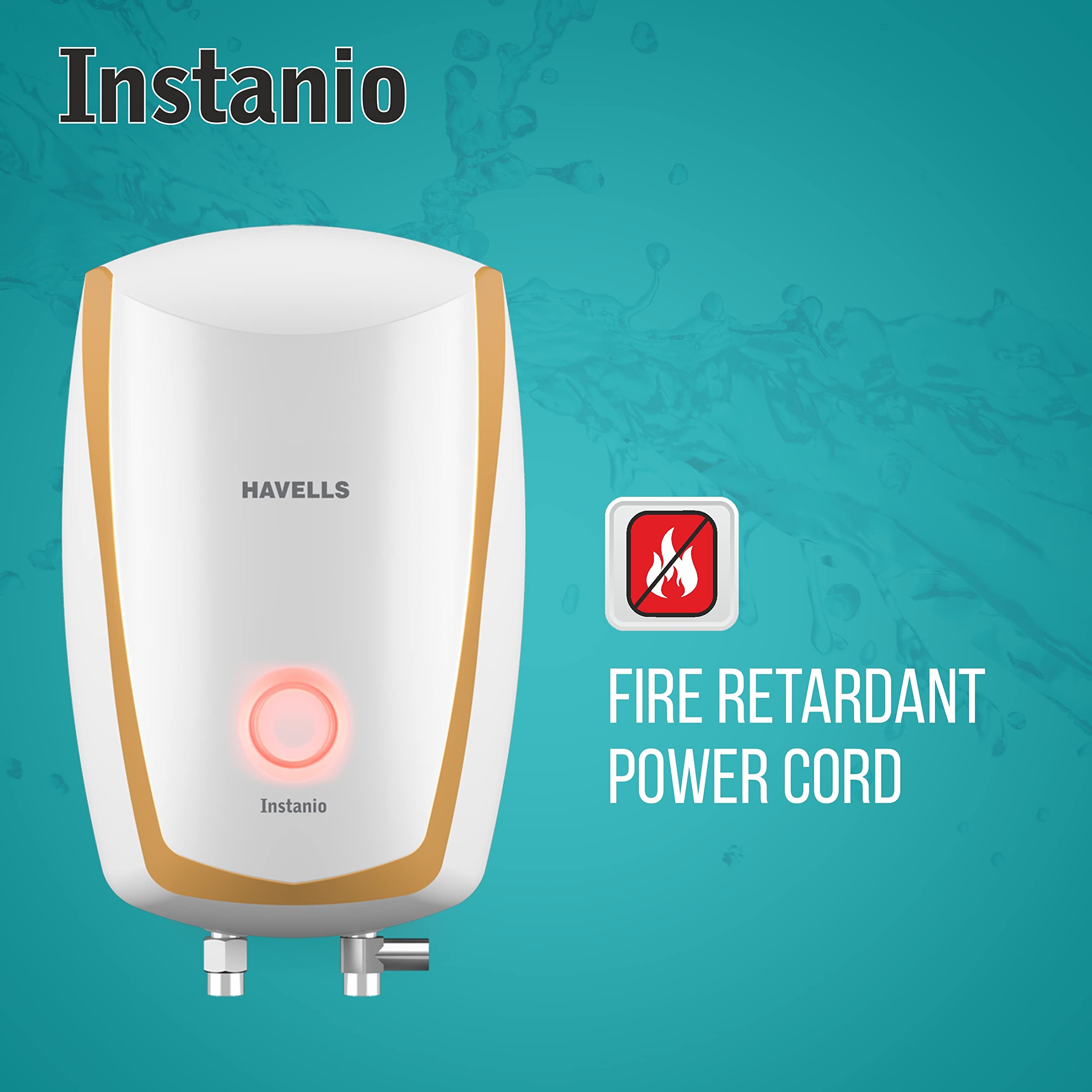 Buy Havells Instanio 3-Litre 3KW Instant Water Heater (Geyser) White  Mustard, Wall Mounting Online at Low Prices in India - Amazon.in
