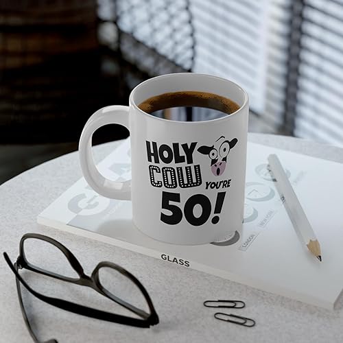 Miniatura 5 de Regalo de 50 cumpleaños, taza de 50 cumpleaños, regalo de 50 cumpleaños para él, regalo de 50 cumpleaños para ella, taza de café de 50 cumpleaños de