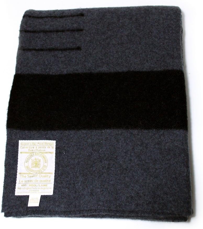 Woolrich 90 by 100Inch Hudson Bay 6 Point Blanket, Green