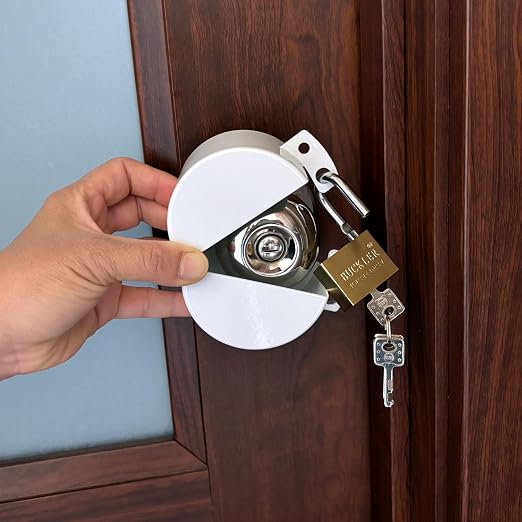 Posnaland Bedroom Door Lock, Portable Door Lock, and Child Protection ...