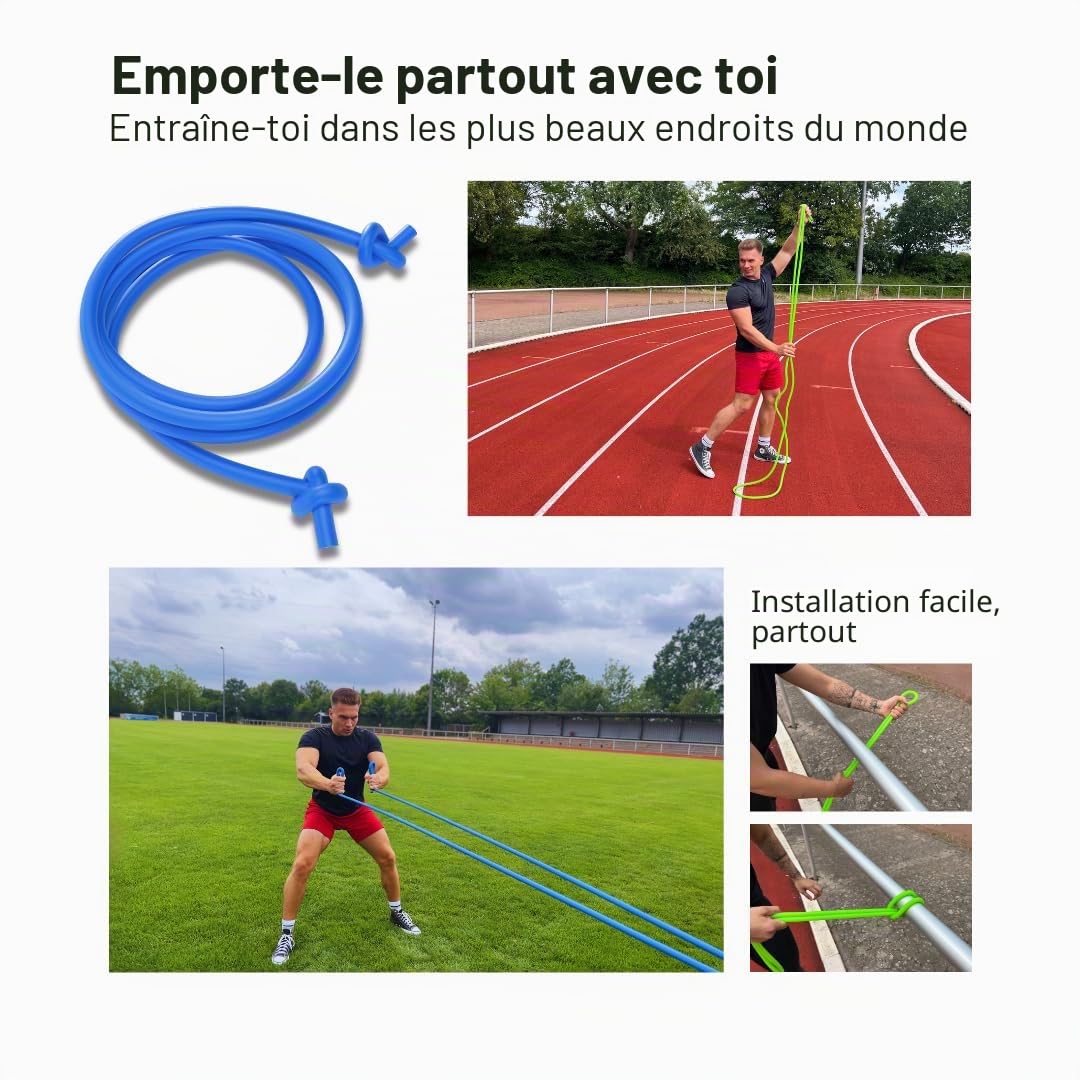 Bande de résistance / bande élastique pour arts martiaux, boxe, lutte, calisthénie