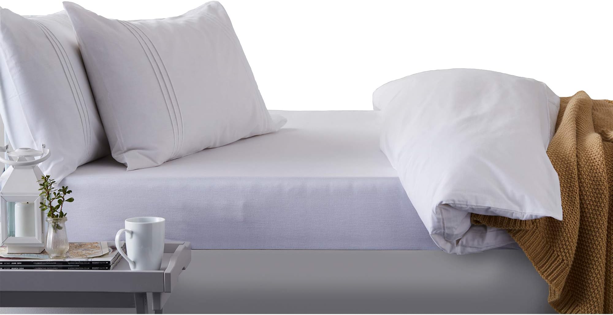 HippychickTencel Fitted Waterproof Mattress Protector double Bed 140 x 200 cm - Fully waterproof Mattress Covers, Anti-allergy, And Machine-Washable For Premium Comfort And Ease