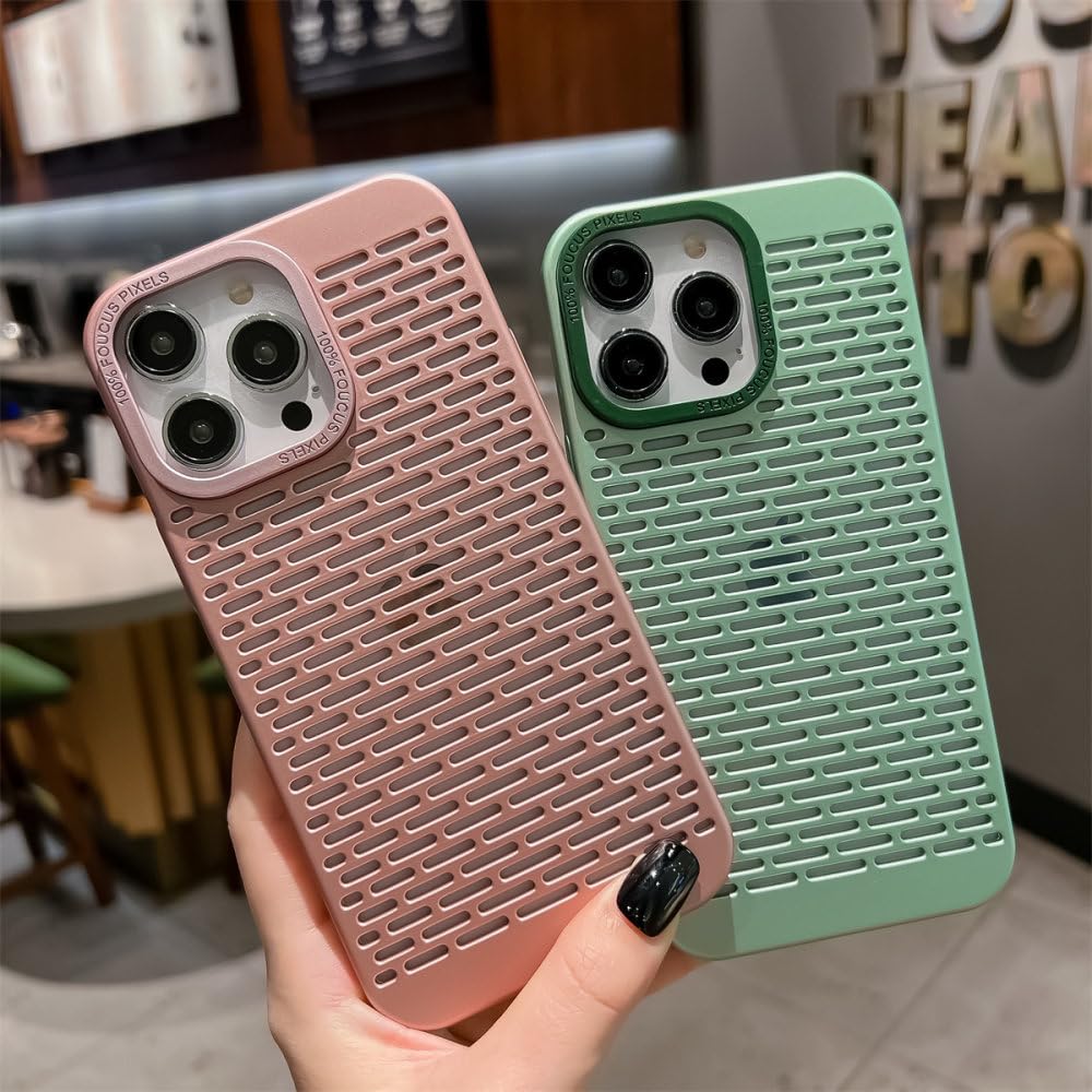 Amazon.co.jp: ファッション 中空 放熱 電話ケース iPhone 15 14