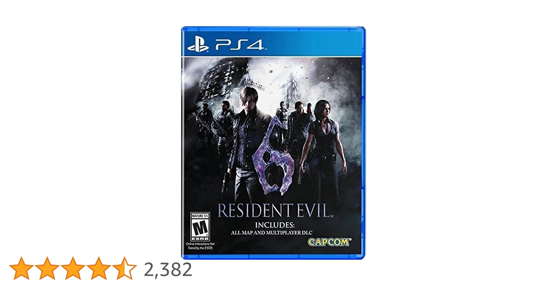 CAPCOM - PS4 バイオハザード 北米 resident evil 6枚セット CAPCOM - PS4 バイオハザード 北米 resident evil 6枚セットの
