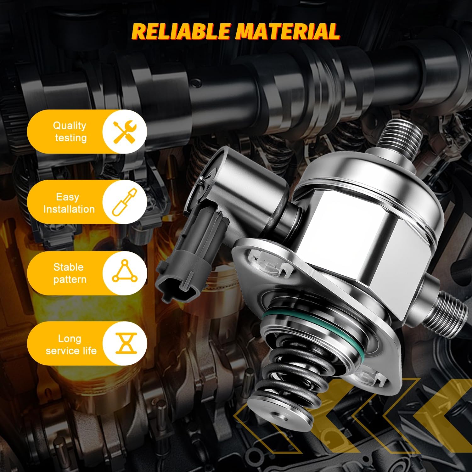 12626234 High Pressure Fuel Pump Compatible with Buick LaCrosse Enclave Allure,for Cadillac CTS/CTS,for Camaro Traverse,for GMC Acadia,for Saturn Outlook,V6 3.6L 12658552 12614934 12647344