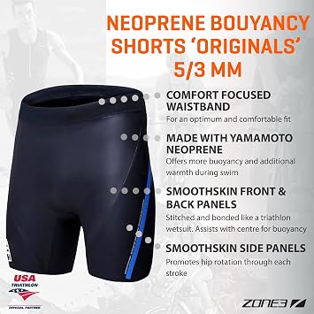 ZONE3 Neoprene Buoyancy Shorts 'Originals' 5/3mm