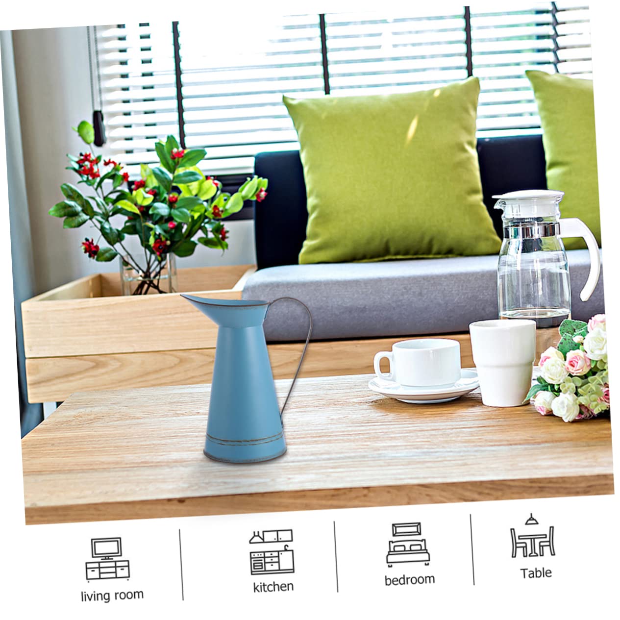 MAGICLULU 2stücke Blumenarrangement-Eimer Aus Metall Für Tischdeko Passend Für Rustikale Partys Und Hochzeitsfeiern Mit Ausgezeichneter Verarbeitung Und Schickem Design