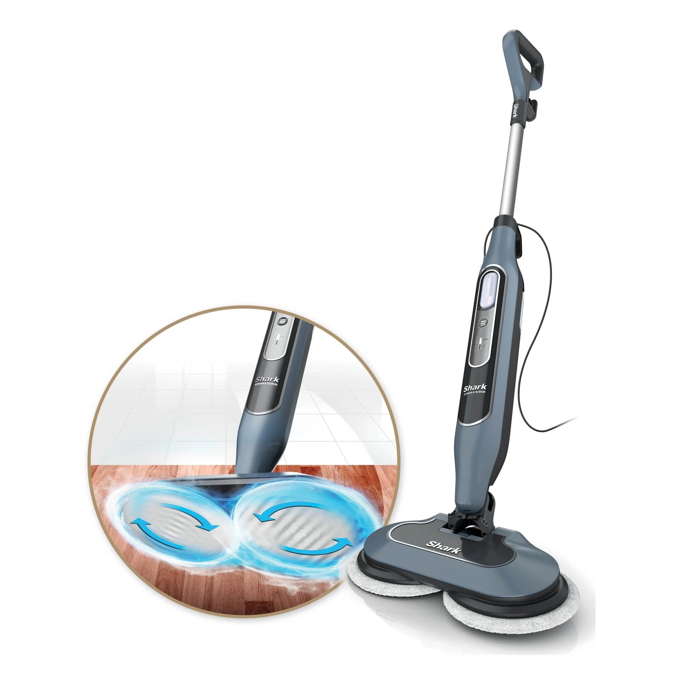 Shark S8000 Steam & Scrub All-in-One Scrubbing and Sanitizing Hard Floor Steam Mop pure water (Renewed)