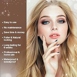 Eyelash & Eyebrow Kit, 2-In-1 Professional Lash & Brow Color Kit, Eye Brow & Eye Lash Coloring Set, Hair Color DIY Easy Use for Salon and Home 7ml Brown/Light Brown