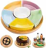 Amazon.com: Eorbow 11'' Lazy Susan Serving Tray, Ceramic