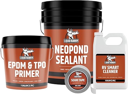 Miniatura 8 de Liquid Rubber NeoPond - Sellador impermeable para estanques, sellador de membrana impermeable seguro para peces y plantas, para estanques y