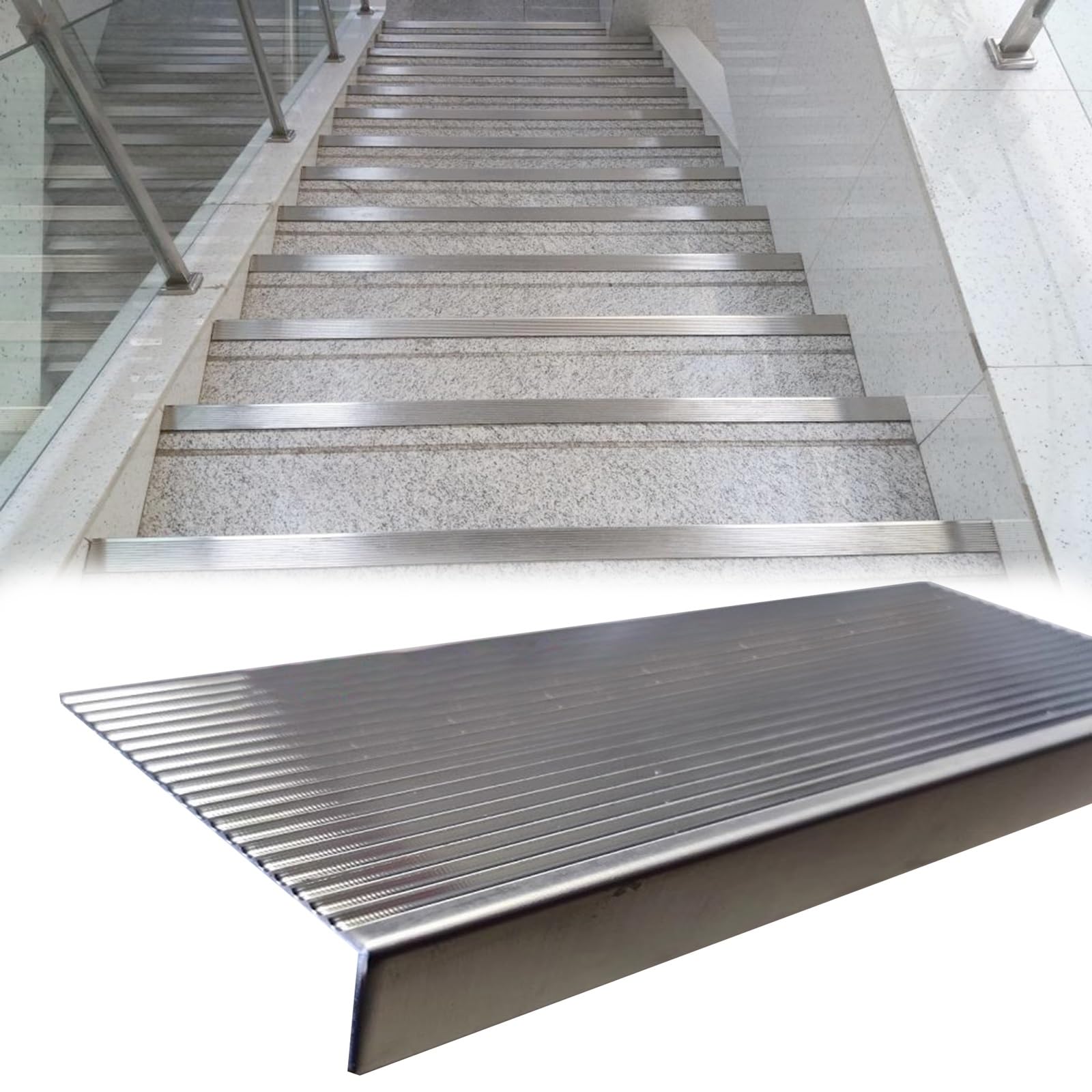 Nez de marche escalier en métal premium pour finition haut de gamme de marche en béton