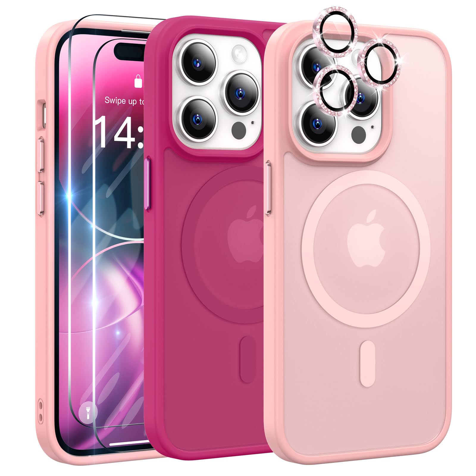 Coque iPhone 14 Pro Max MagSafe intégrale antichoc avec protège-écran et objectif - 8