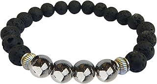 Zorbitz Lava Diffuser Bracelet Novelty, Silver