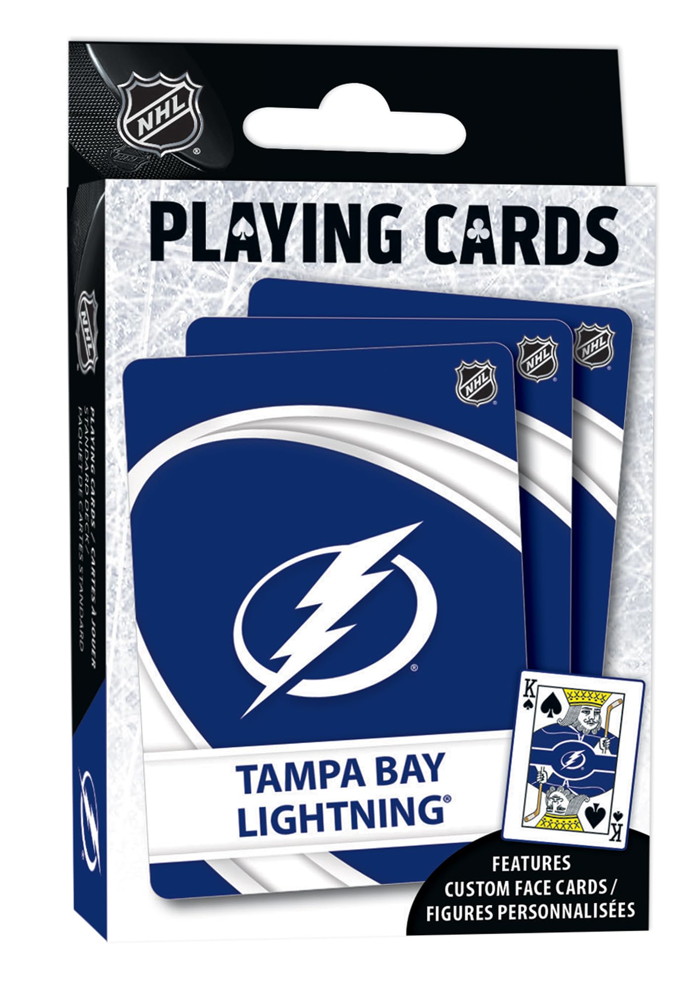 MasterPieces NHL Tampa Bay Lightning Playing Cards, 2.5" x 3.5"