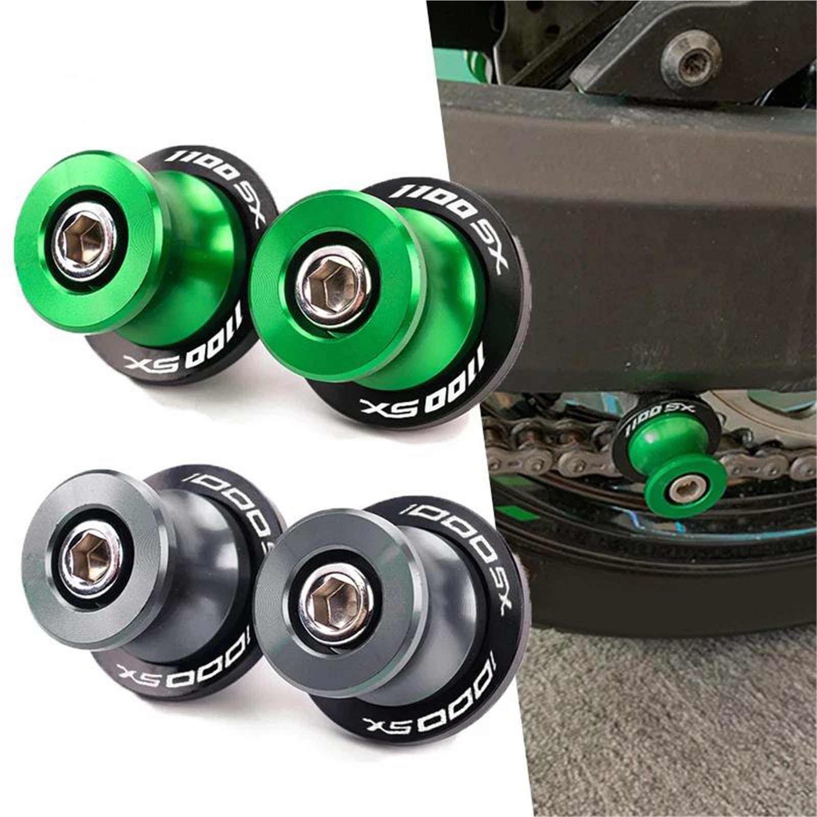 pour Ninja 1100sx 1000sx 1100 1000 Sx Accessoires De Moto Vis Support Curseur Bobine Bras Oscillant pour Ninja1100sx pour Ninja1000sx