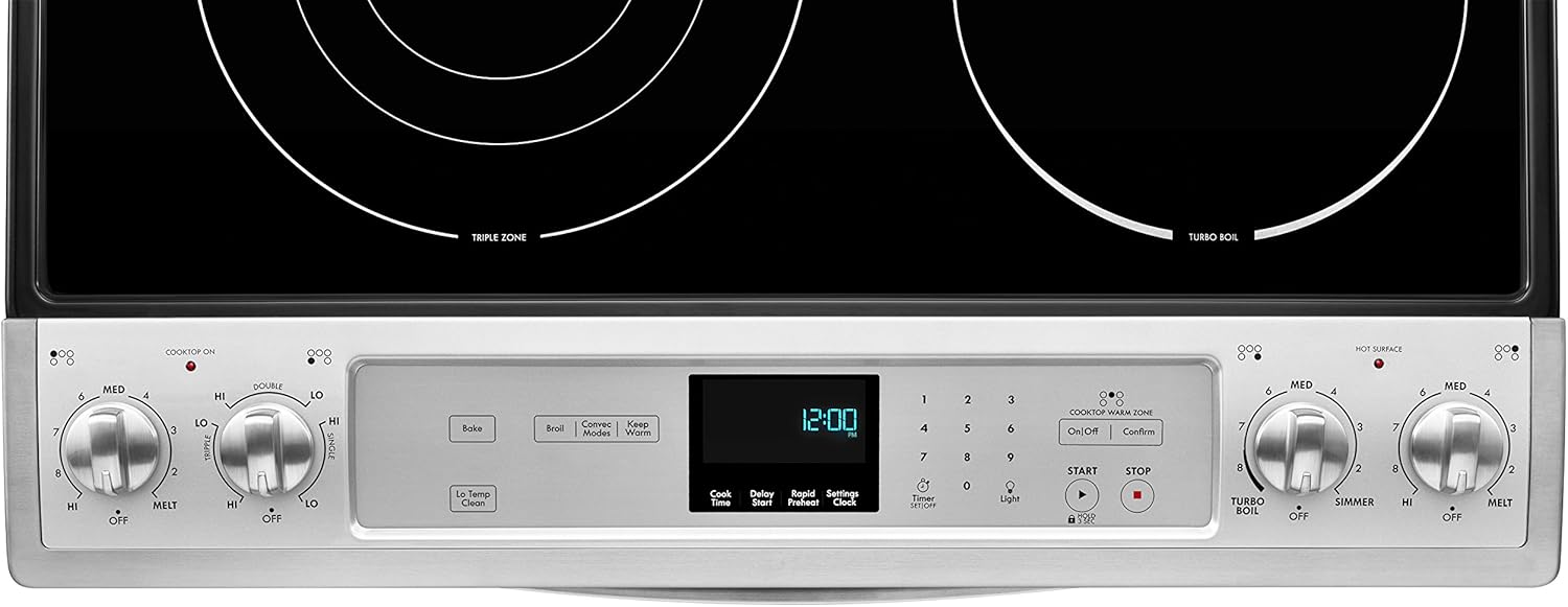 Kenmore 02295123 6.4 cu. ft. Front Control Electric Range in Stainless Steel