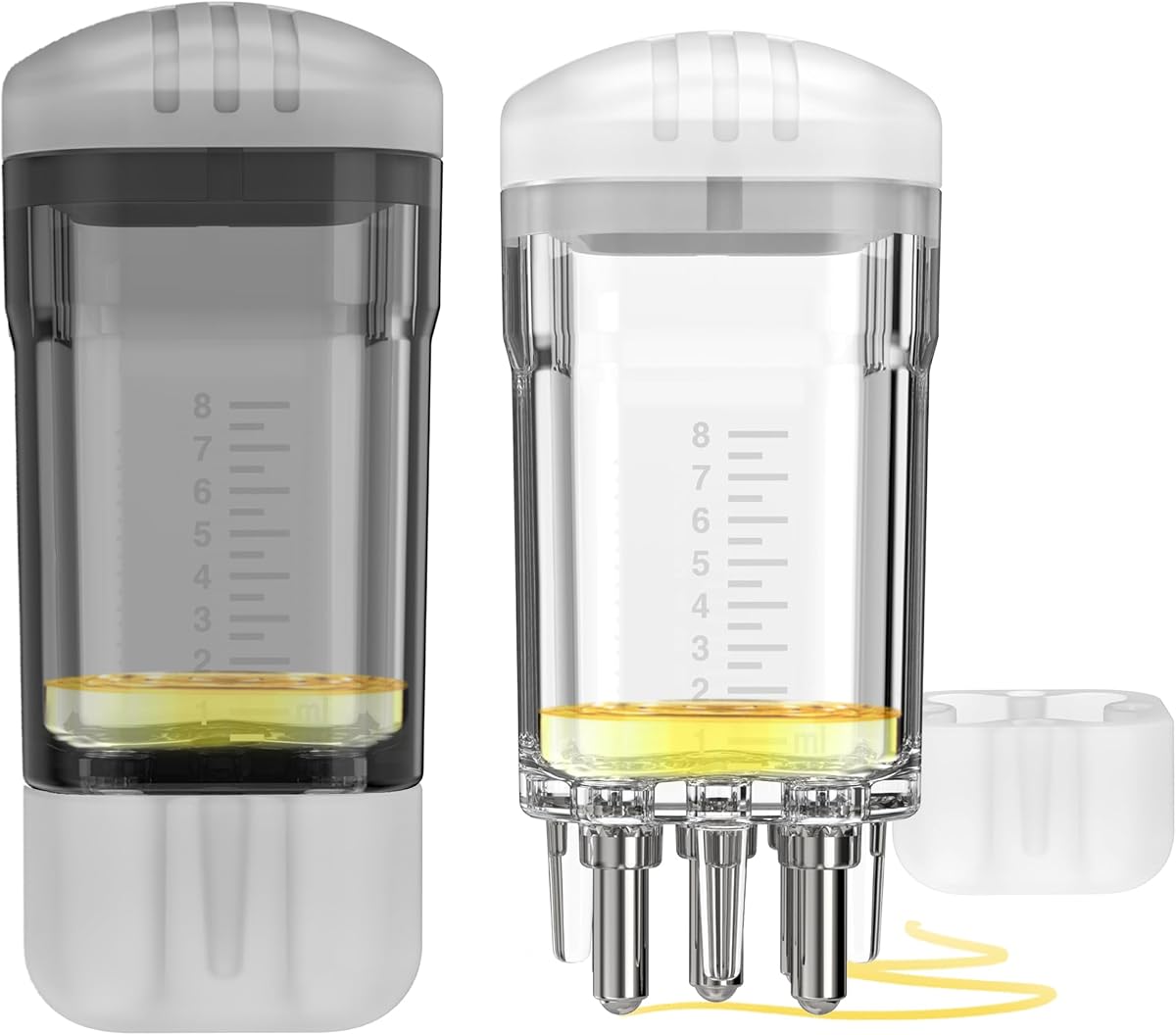 Aplicador de minoxidil de 2 piezas, aplicador de suero para el cabello eficiente y sin ensuciar | Aplicador de minoxidil de 2 piezas, aplicador eficiente de suero para el cabello sin ensuciar