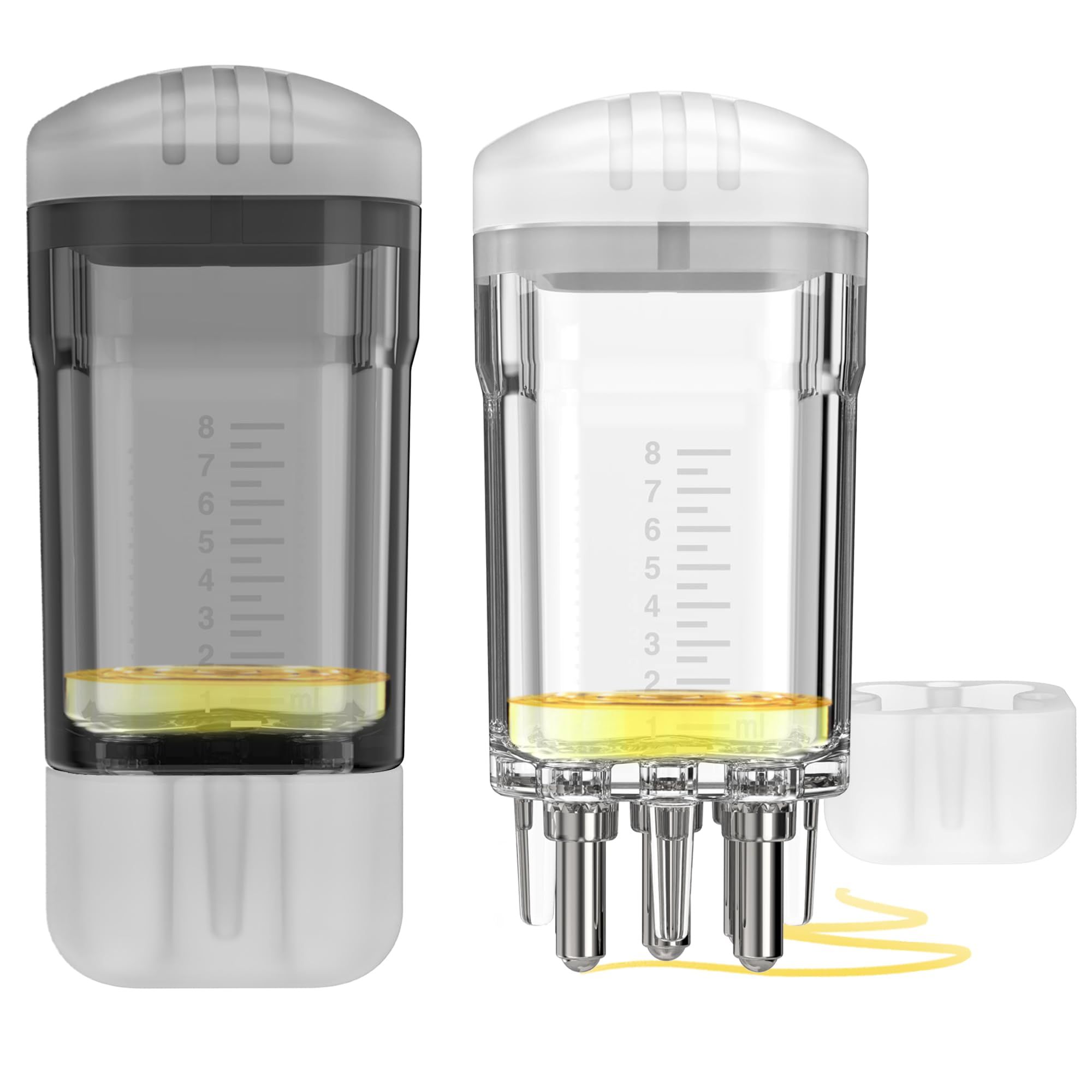 2 Pcs Minoxidil Applicator, Efficient Apply No Messy Hair Serum Applicator