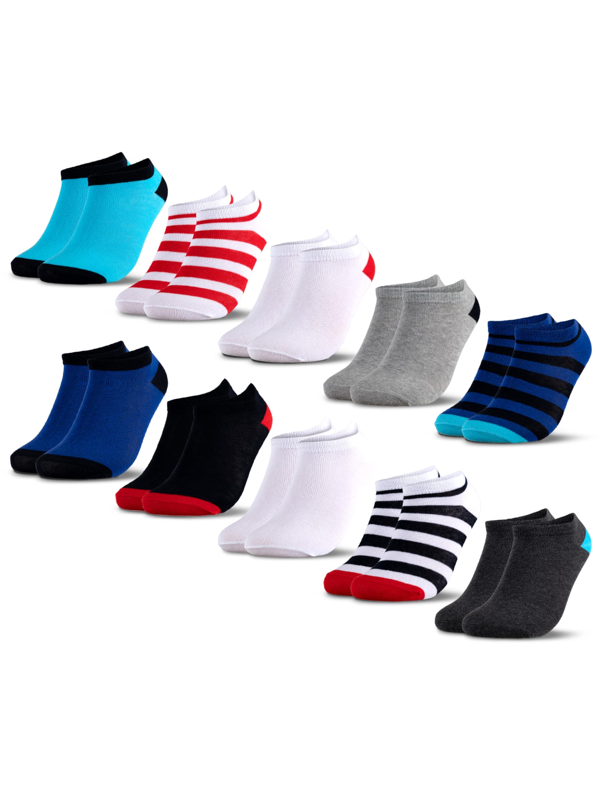 Occulto Calcetines Tobilleros para Niño y Niña 10 Pares (modelo: Mikl) — view 11