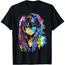 Anime Manga Graphic Colorful Art Anime T-Shirt
