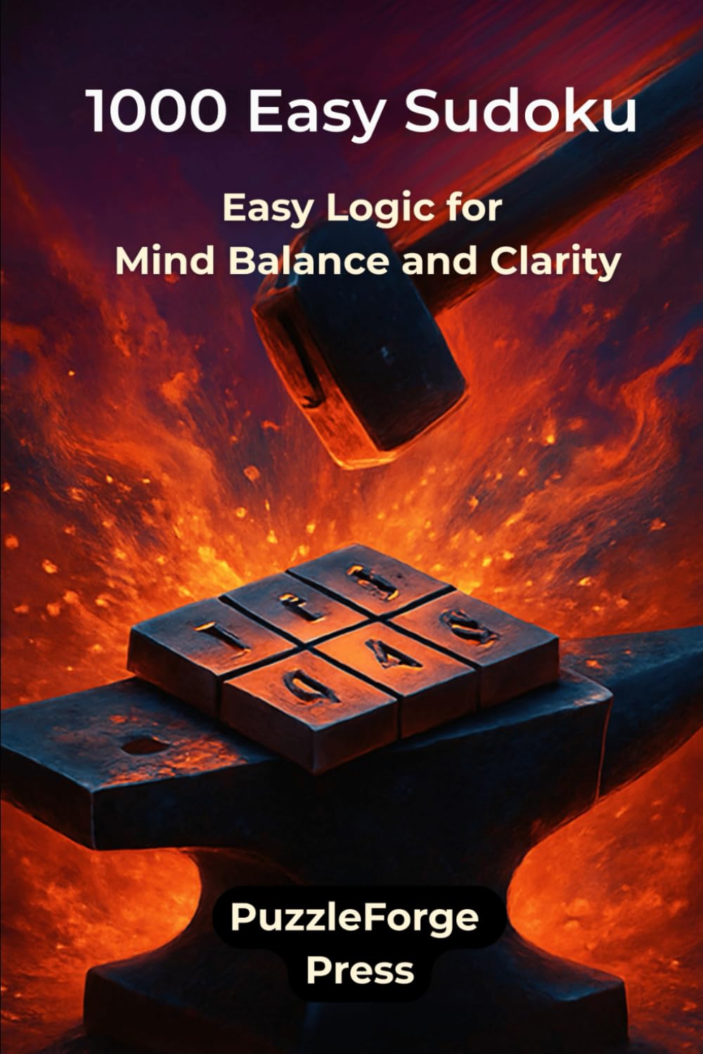 1000 Easy Sudoku: Easy Logic for Mind Balance and Clarity (PuzzleForge™ Easy Sudoku Forge Series – Relaxing Brain Training Puzzles)