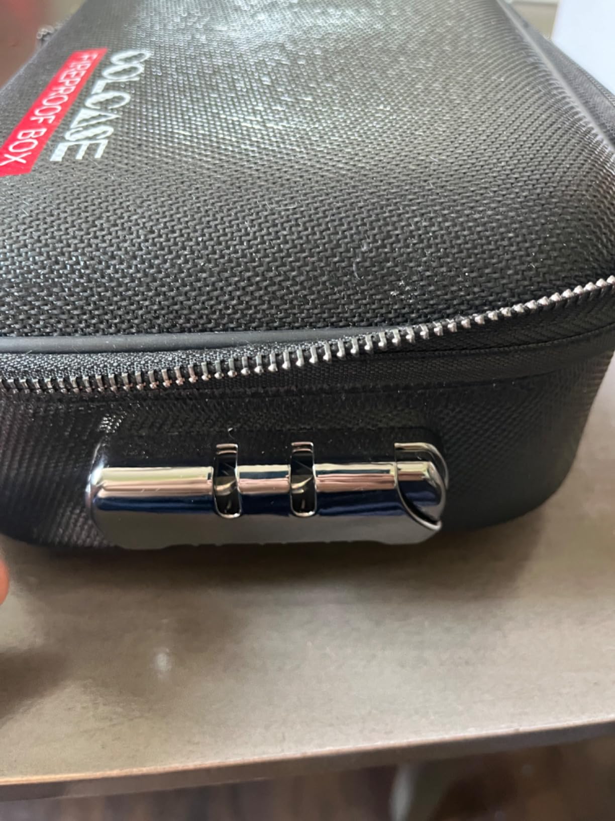 COLCASE Fireproof Money Box with Lock, Hard-Shell Design, Water ...