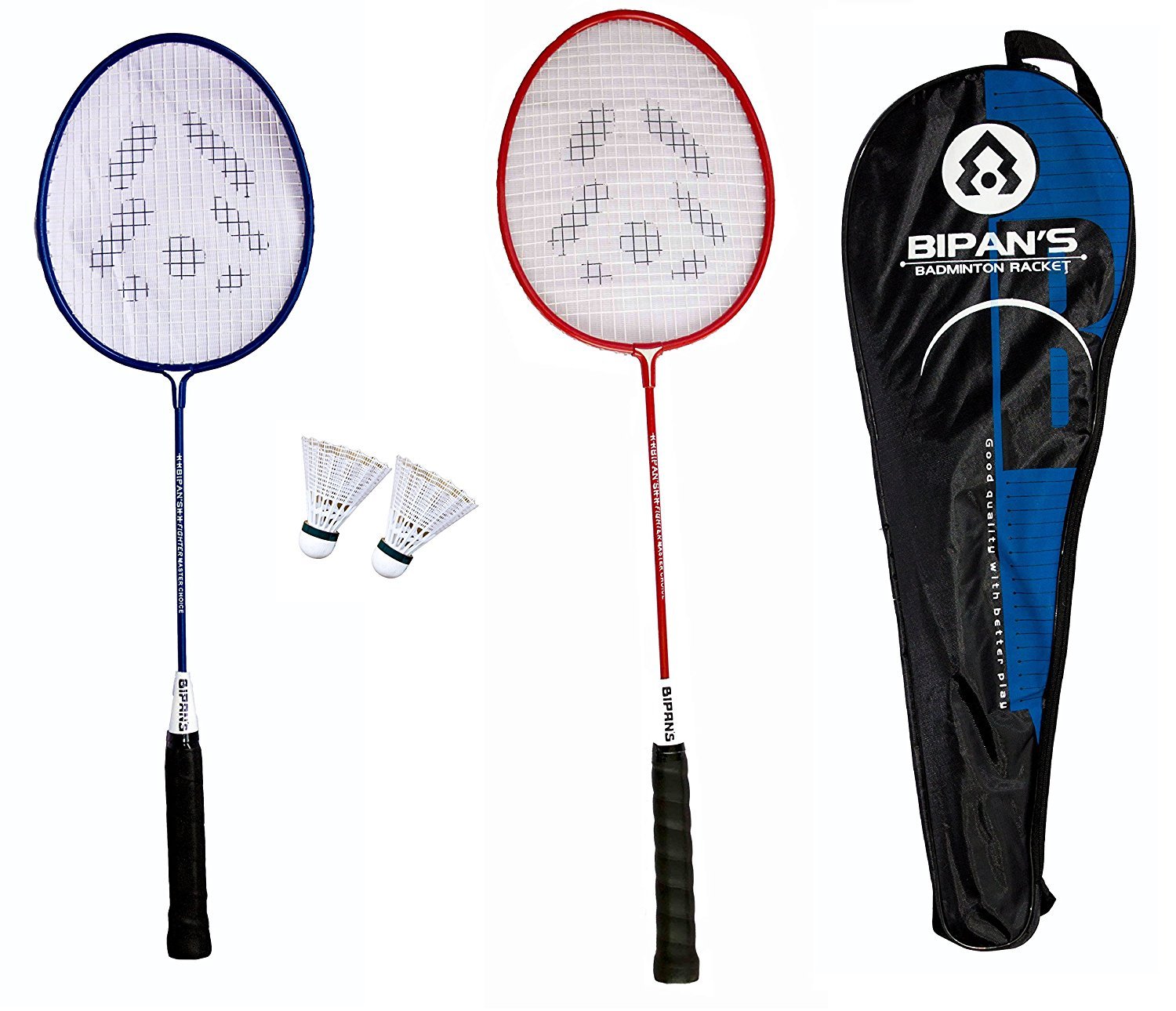 Bipans Bipans Practice Set Aluminum Badminton Rackets and Shuttlecocks (Blue) (B00X9JB64I) Amazon Price History, Amazon Price Tracker