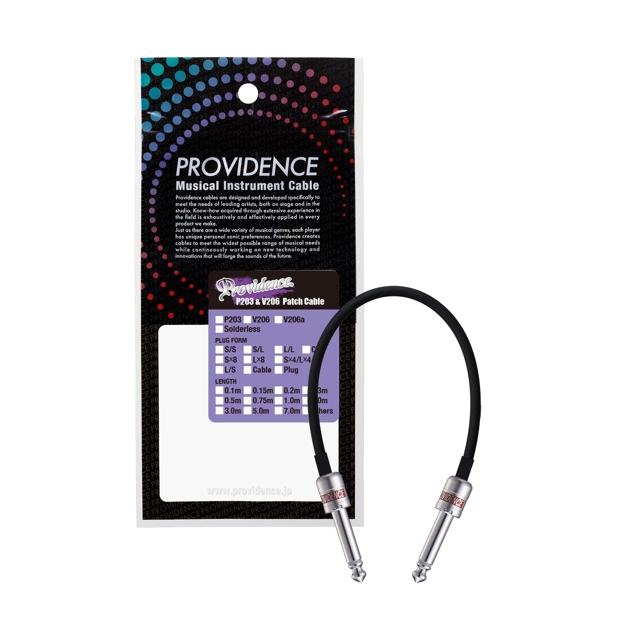 ソルダーレス プラグ ストレートprovidence Amazon.co.jp: Providence Patch Cable V206 Solderless Cable