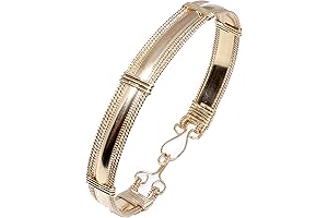 Designer 14k Gold Bangle: Timeless Elegance for Women
