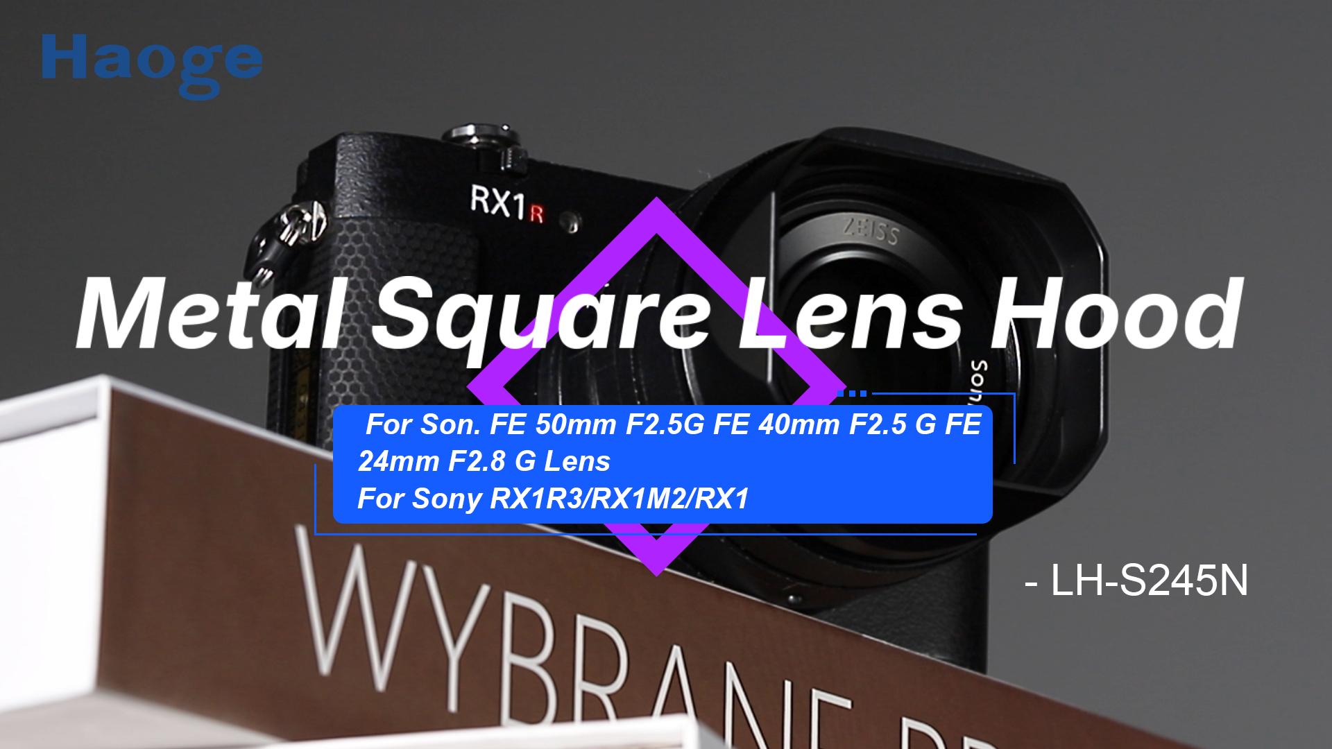 Haoge Metal Lens Hood for Sony G Lenses