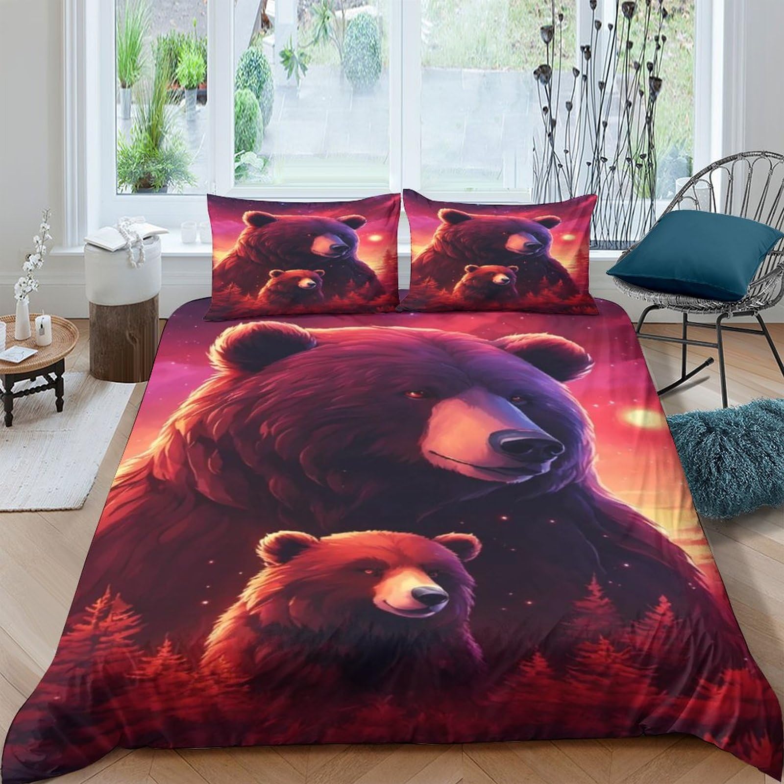 Housse de couette 3D Wildlife pour transformer la chambre des enfants en safari sauvage