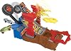 Hot Wheels HNB90 Monster Truck, Fire Crash Challenge, Mini Car Play Set, Includes 1 Monster Truck, For Ages 4 and Up
