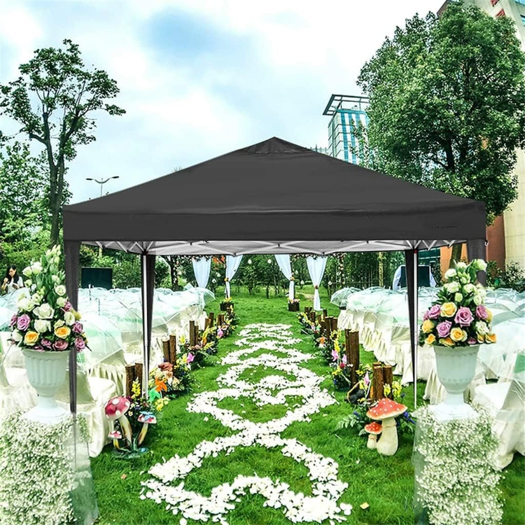 10' X 10' Pops Up Canopy Outdoor Portable Party Folding Tent with Sidewalls + Carry Bag(D)