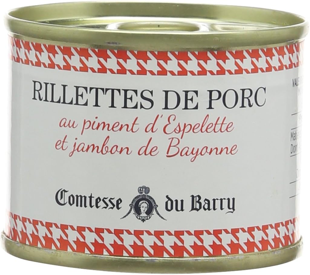 Comtesse du Barry Pork Rillettes with Espelette Pepper and Bayonne Ham 70 g (Pack of 2)