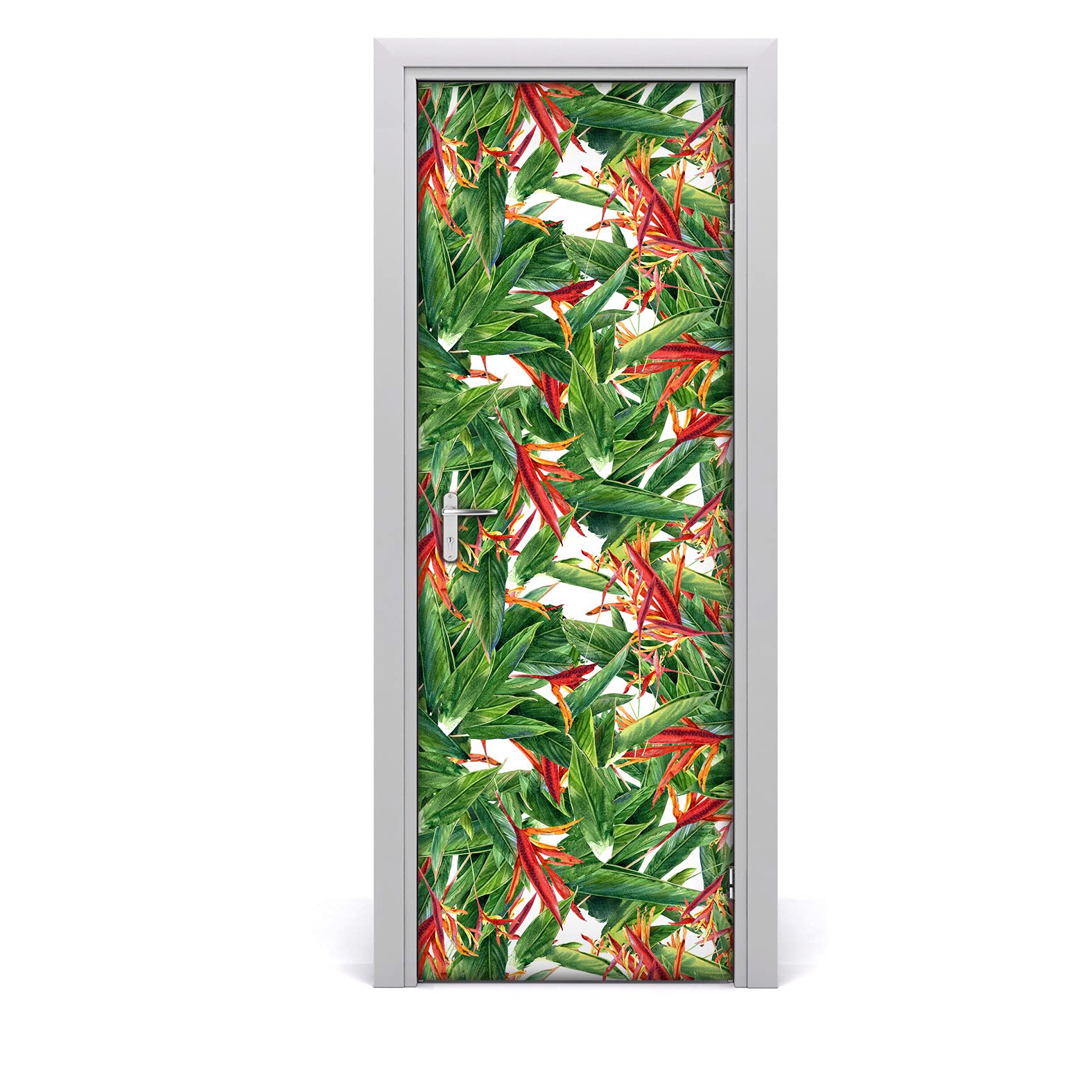 Mural autoadhesivo flores de flores impermeable lavable de fácil instalación DIY