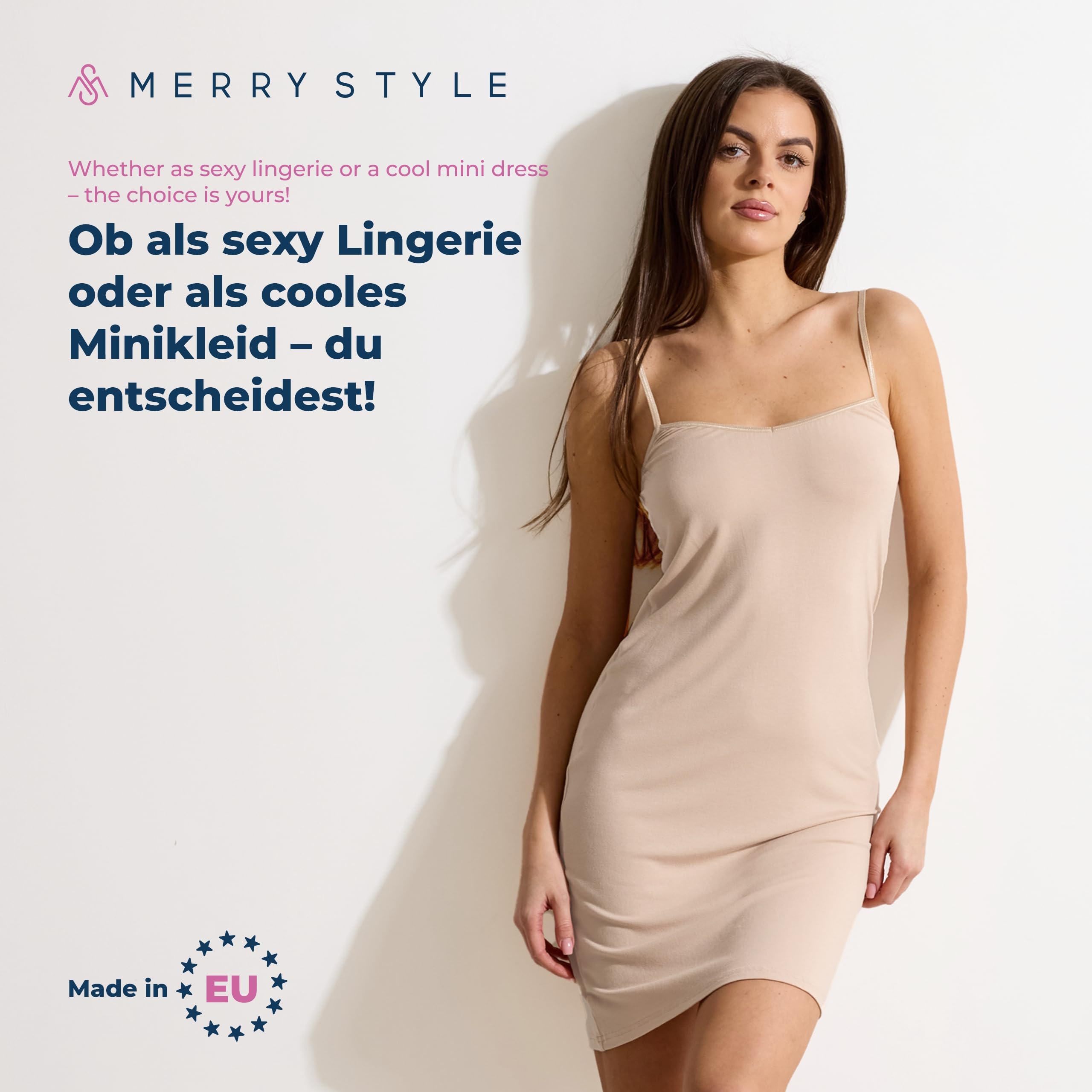Merry Style Halka Damska na Regulowanych Ramiączkach MS10-203