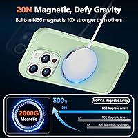 Vista 316 de MOCCA - Funda magnética resistente para iPhone XR de 6.1 pulgadas, compatible con MagSafe, funda con protección contra caídas de grado militar