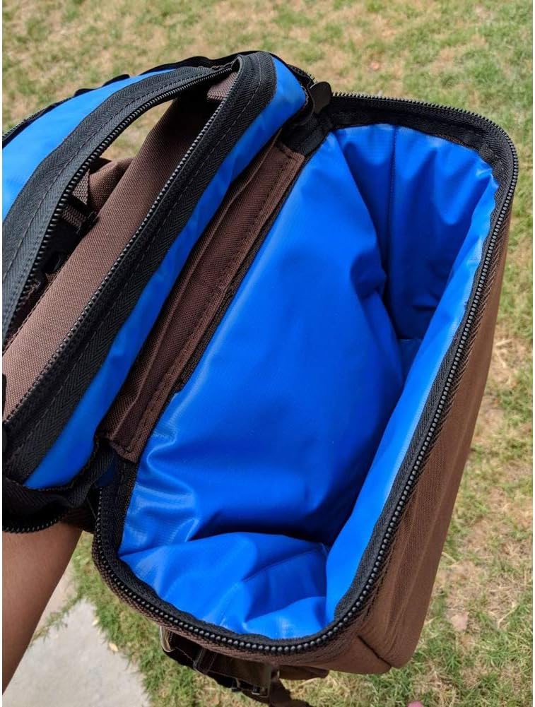 REINSMAN Insulated Leakproof Cooler Saddle Bag with Additional Cantle Bag and Straps