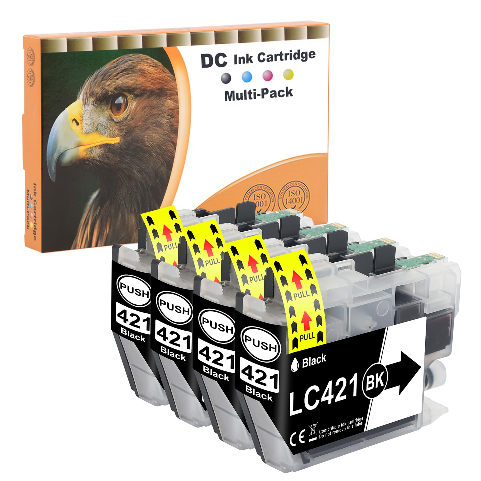 colorfly LC421 LC 421 Cartouches d'encre pour LC-421 LC421XL ultipack pour Brother DCP-J1050DW colorfly LC421 LC 421 Cartouches d'encre pour LC-421 LC421XL ultipack pour Brother DCP-J1050DW