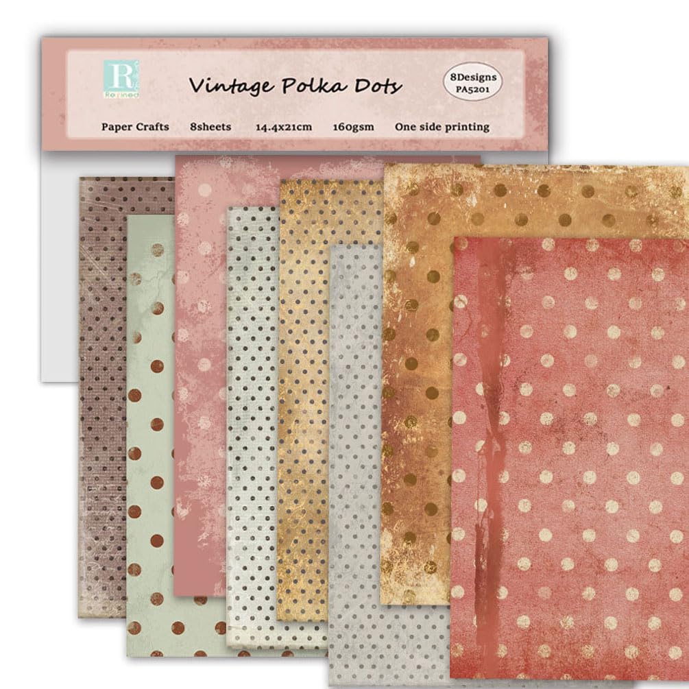 Papel para álbumes de recortes, 24 hojas tamaño A5, paquetes de papel con patrones, cartulina de una sola cara, 8 diseños, papel decorativo for manualidades, suministros for hacer tarjetas y álbumes d