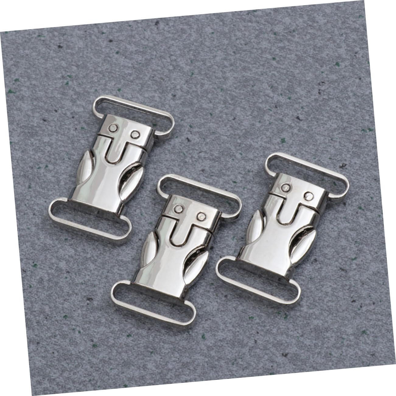 Operitacx 30piezas Hebillas De Lateral De Plata Hebillas De Seguridad Para Cinturones Pulseras y Accesorios De Paracaídas y Mochilas