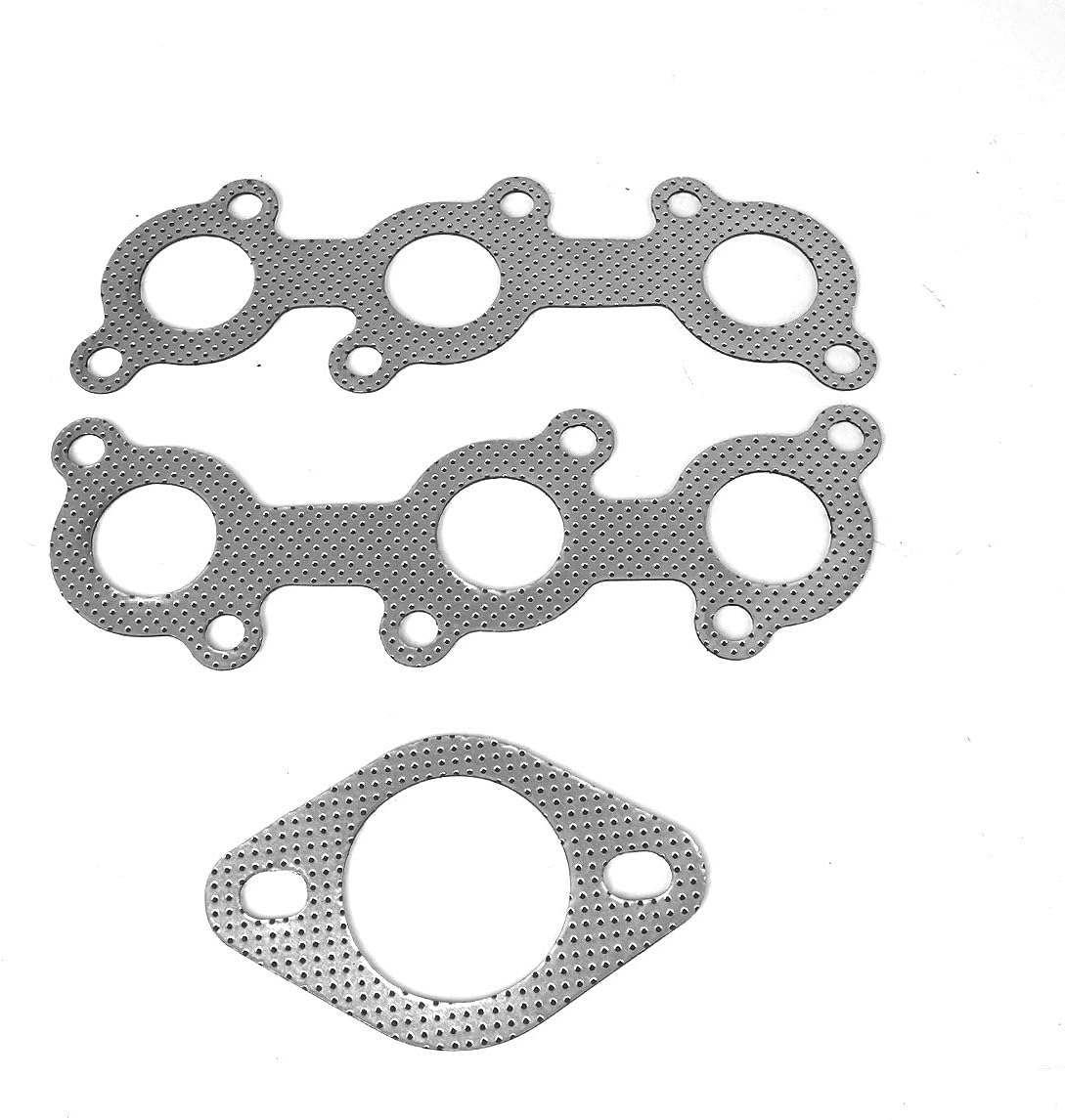 DNA Motoring GKTSET-TTAC95V6+YP Aluminum Exhaust Manifold Header Gasket Set Replacement