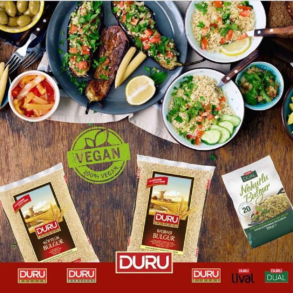 Duru Basbasi Coarse Bulgur Durum Wheat for Rice Traditional Gourmet 2.5kg ~5lbs Basbasi Bulgur